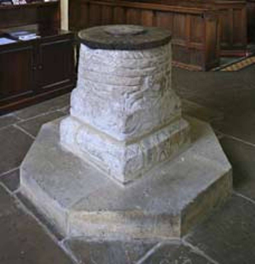 The Norman Front - St Wilfrids Church Burnsall